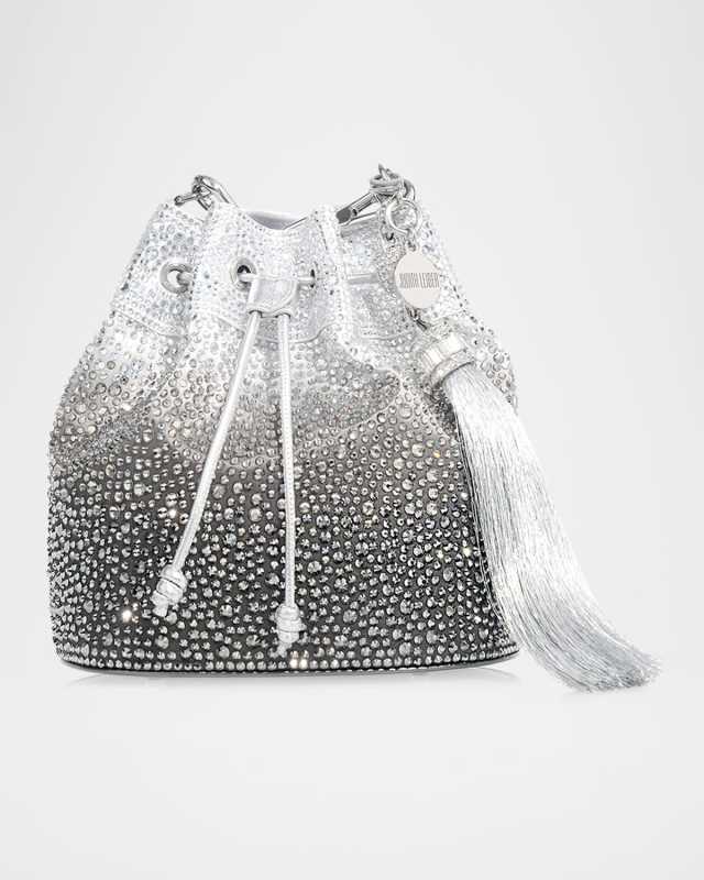 Piper Gradient Crystal Bucket Bag